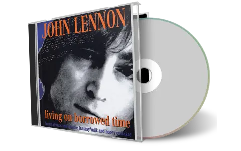 Artwork Cover of John Lennon Compilation CD Living On Borrowed Time Soundboard