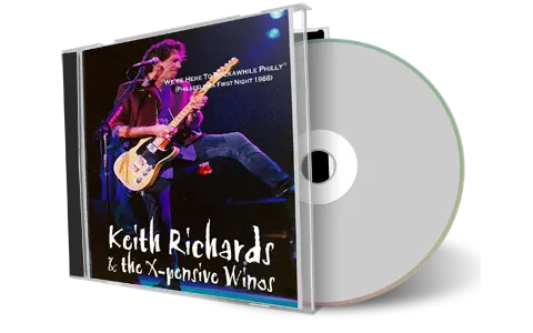 Artwork Cover of Keith Richards And The X-Pensive Winos 1988-12-01 CD Philadelphia Audience