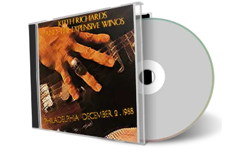 Artwork Cover of Keith Richards And The X-Pensive Winos 1988-12-02 CD Philadelphia Audience