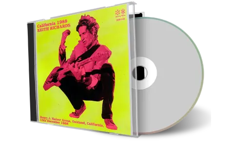 Artwork Cover of Keith Richards And The X-Pensive Winos 1988-12-13 CD Oakland Audience