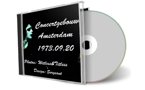 Artwork Cover of Lou Reed 1973-09-20 CD Amsterdam Audience