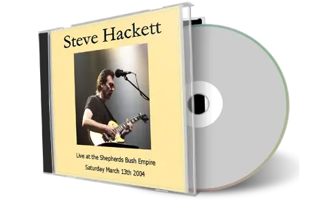Artwork Cover of Steve Hackett 2004-03-13 CD London Audience