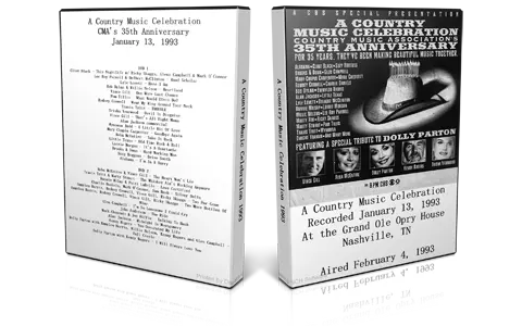 Artwork Cover of Various Artists Compilation DVD Country Music Celebration 1993 Proshot