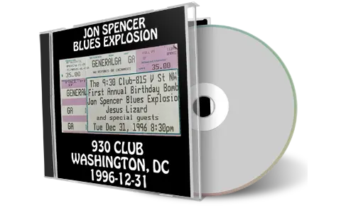 Artwork Cover of Jon Spencer Blues Explosion 1996-12-31 CD Washington Audience