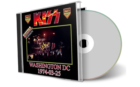 Artwork Cover of Kiss 1974-03-25 CD Washington Audience