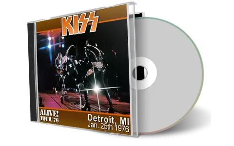 Artwork Cover of Kiss Compilation CD Detroit 1976 Soundboard