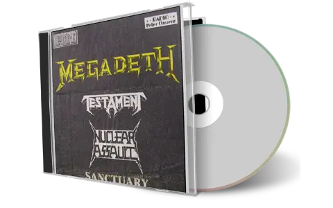 Artwork Cover of Megadeth 1988-05-24 CD Milan Audience