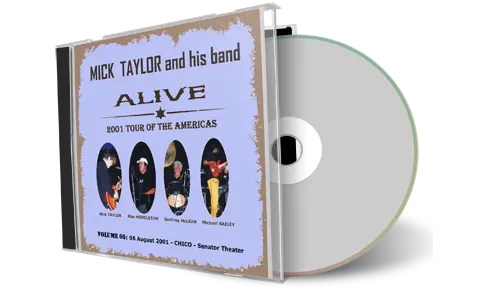 Artwork Cover of Mick Taylor 2001-08-06 CD Chico Audience