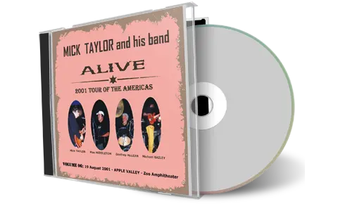 Artwork Cover of Mick Taylor 2001-08-19 CD Apple Valley Audience