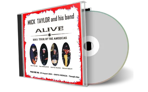 Artwork Cover of Mick Taylor 2001-08-29 CD Santa Monica Audience