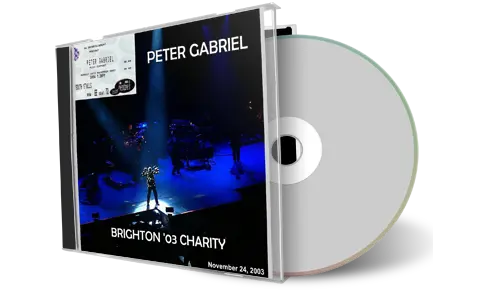 Artwork Cover of Peter Gabriel 2003-11-24 CD Brighton Audience