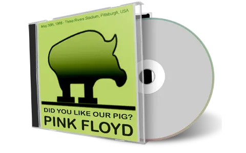 Artwork Cover of Pink Floyd 1988-05-30 CD Pittsburgh Audience