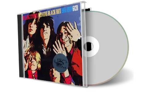 Artwork Cover of Rolling Stones Compilation CD Genuine Black Box 1961-1974 Vol 1 Soundboard
