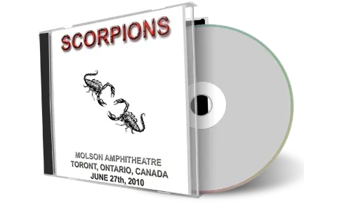 Artwork Cover of Scorpions 2010-06-27 CD Toronto Audience