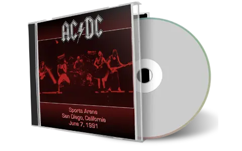 Artwork Cover of ACDC 1991-06-07 CD San Diego Audience