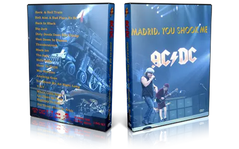 Artwork Cover of ACDC 2009-04-02 DVD Madrid Audience