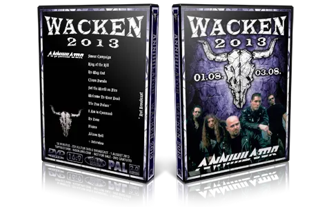 Artwork Cover of Annihilator 2013-08-01 DVD Wacken Proshot