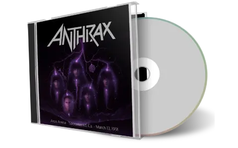 Artwork Cover of Anthrax 1991-03-13 CD Sacramento Audience