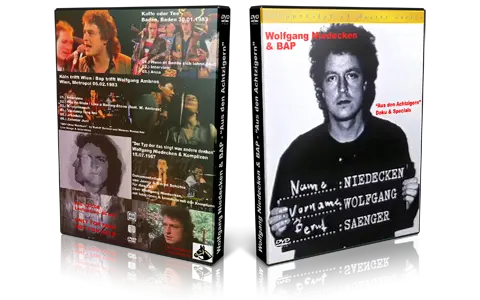 Artwork Cover of BAP Compilation DVD Aus den Achtzigern Proshot