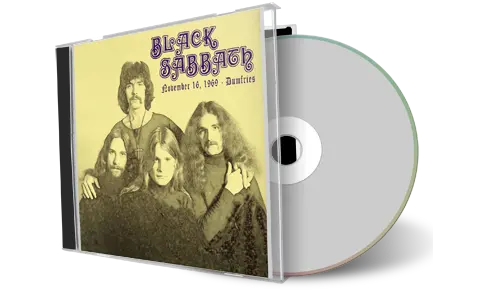 Artwork Cover of Black Sabbath 1969-11-16 CD Dumfries Audience