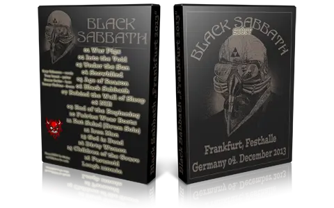 Artwork Cover of Black Sabbath 2013-12-04 DVD Frankfurt Audience