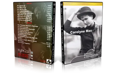 Artwork Cover of Carolyne Mas 1990-11-08 DVD Karlsruhe Audience