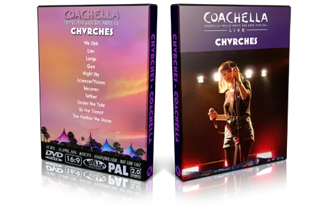Artwork Cover of Chvrches 2014-04-12 DVD Coachella Festival Proshot