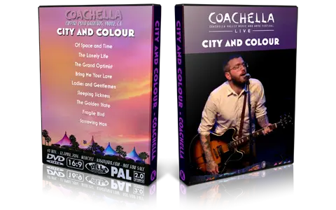 Artwork Cover of City and Colour 2014-04-12 DVD Coachella Festival Proshot