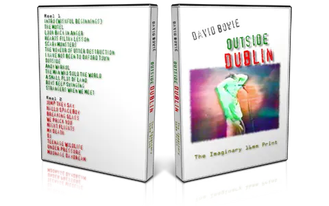 Artwork Cover of David Bowie 1995-11-24 DVD Dublin  Audience