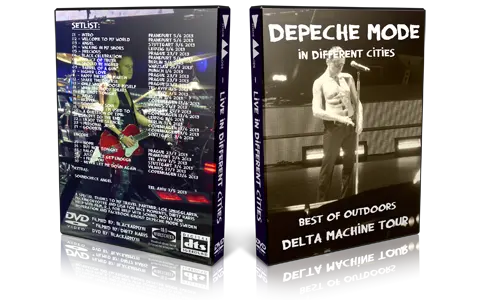 Artwork Cover of Depeche Mode Compilation DVD Live In Different Cities 2013 Audience
