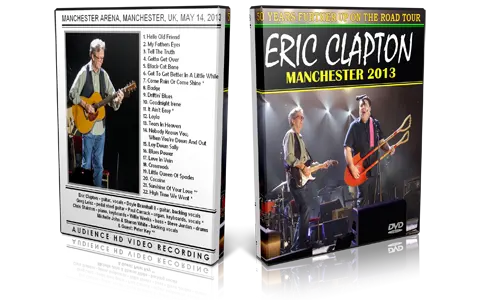 Artwork Cover of Eric Clapton 2013-05-14 DVD Manchester Audience