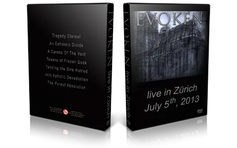 Artwork Cover of Evoken 2013-07-05 DVD Zürch Audience