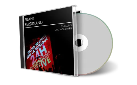 Artwork Cover of Franz Ferdinand 2013-06-21 CD Paris Soundboard