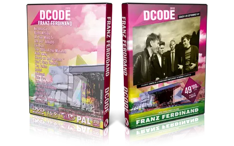 Artwork Cover of Franz Ferdinand 2013-09-14 DVD Madrid Proshot