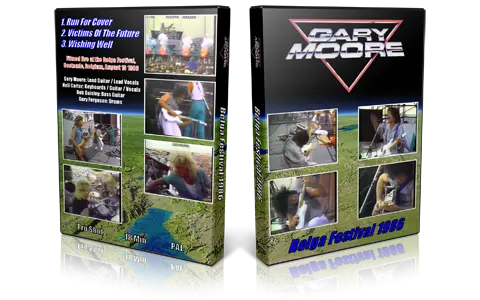 Artwork Cover of Gary Moore 1986-08-10 DVD Belga Festival Proshot