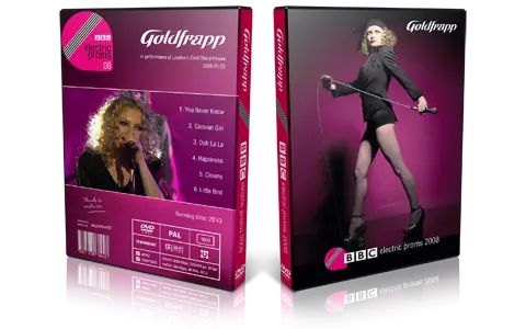 Artwork Cover of Goldfrapp 2008-10-22 DVD London Proshot