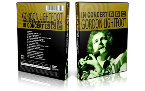Artwork Cover of Gordon Lightfoot Compilation DVD BBC 1972 Proshot