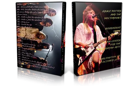 Artwork Cover of Grace Potter 2011-10-09 DVD Burlington Proshot