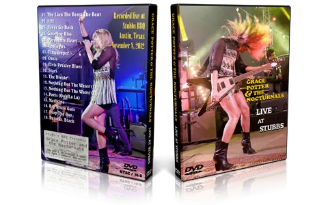 Artwork Cover of Grace Potter 2012-11-08 DVD Austin Proshot