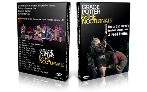 Artwork Cover of Grace Potter 2013-09-27 DVD Nashville Proshot