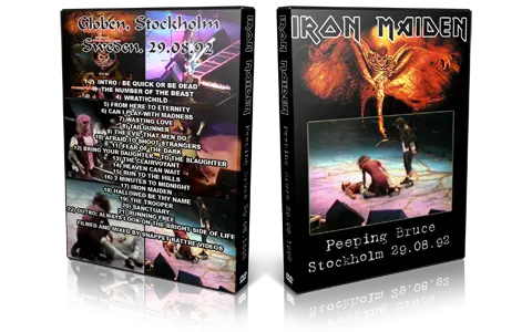 Artwork Cover of Iron Maiden 1992-08-29 DVD Stockholm Audience