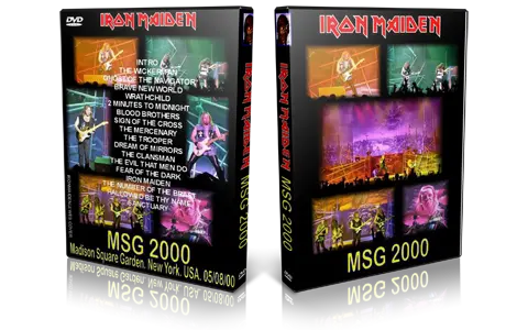 Artwork Cover of Iron Maiden 2000-08-05 DVD New York City Audience