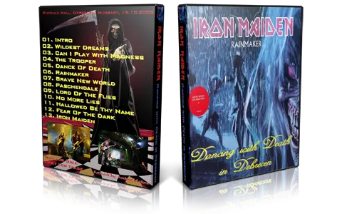 Artwork Cover of Iron Maiden 2003-10-19 DVD Debrecen Audience