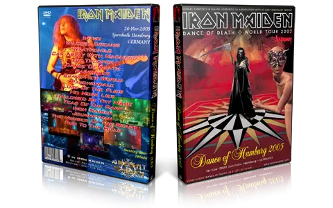 Artwork Cover of Iron Maiden 2003-11-26 DVD Hamburg Audience