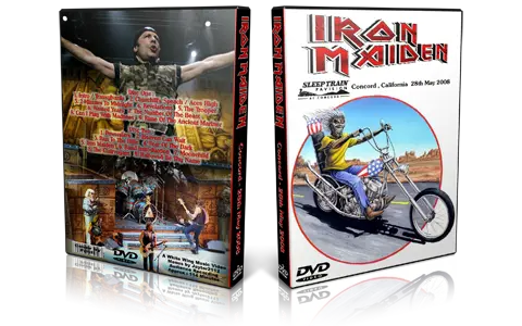 Artwork Cover of Iron Maiden 2008-05-28 DVD Concord Audience