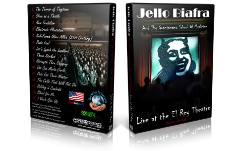 Artwork Cover of Jello Biafra and The Guantanamo School Of Medicine 2009-10-25 DVD Los Angeles Audience