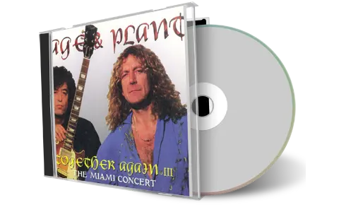 Artwork Cover of Jimmy Page and Robert Plant 1995-02-06 CD Miami Audience