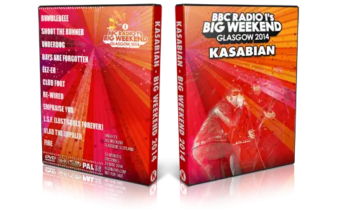 Artwork Cover of Kasabian 2014-05-25 DVD Glasgow Proshot