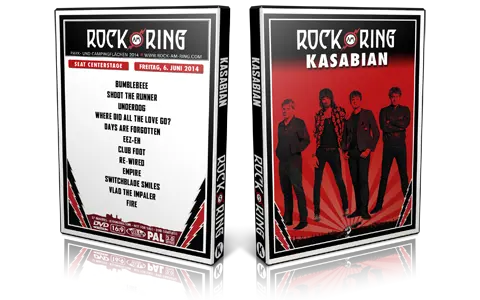 Artwork Cover of Kasabian 2014-06-06 DVD Rock am Ring 2014 Proshot