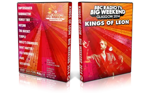 Artwork Cover of Kings of Leon 2014-05-25 DVD Glasgow Proshot